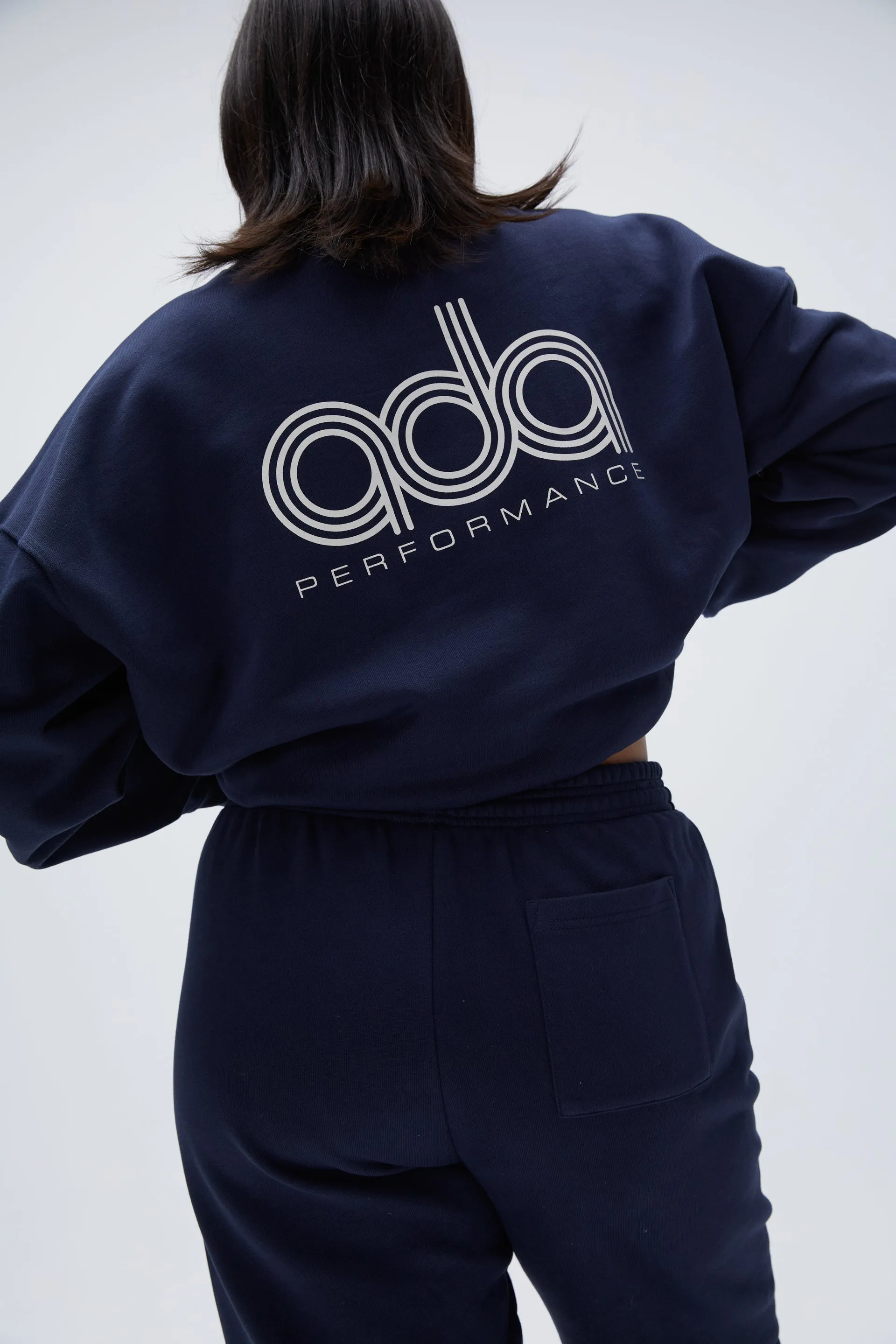 Performance Oversized Sweatshirt - Navy Blue sold by Adanola product image thumbnail 2