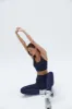 Ultimate Cross Back Bra - Navy Blue sold by Adanola