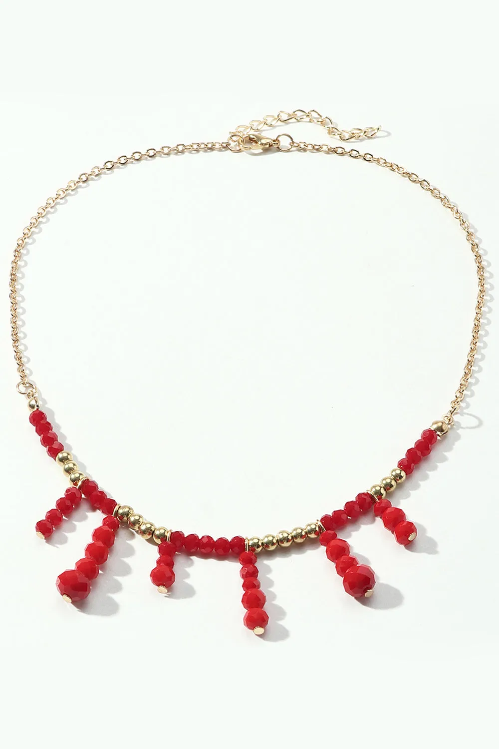 Boho Style Red Necklace sold by KissProm product image thumbnail 4