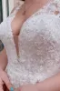 Roselyn | A-Line Tulle Sparkly White Wedding Dress with Appliques sold by KissProm