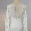 Mermaid Lace Embroidery Long Sleeves Wedding Dress sold by KissProm