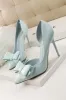 Sweet Bow Pointed Side Hollow High Heels sold by KissProm
