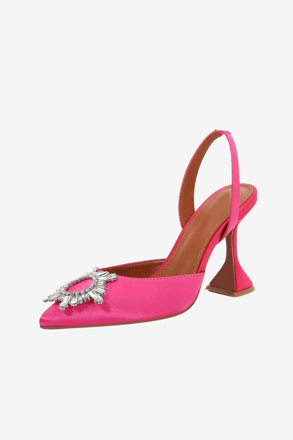 Rhinestone Pointed Toe Stiletto Sandals sold by KissProm product image thumbnail 4