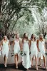 Cheap Sheath Bridesmaid Dresses Chiffon Short Gowns sold by KissProm