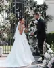 Ball Gown Sweetheart Satin Wedding Dresses sold by KissProm