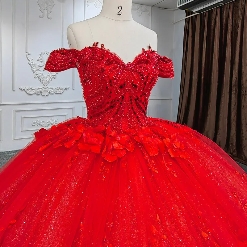 Sweet Valentine Red Quinceanera Dress sold by KissProm product image thumbnail 5