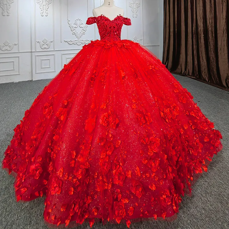 Sweet Valentine Red Quinceanera Dress sold by KissProm product image thumbnail 2
