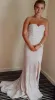 Cassandra | White  Lace Formal Bridesmaid Dress sold by KissProm