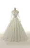 A-Line Long Sleeve Tulle Lace Weddig Dress sold by KissProm