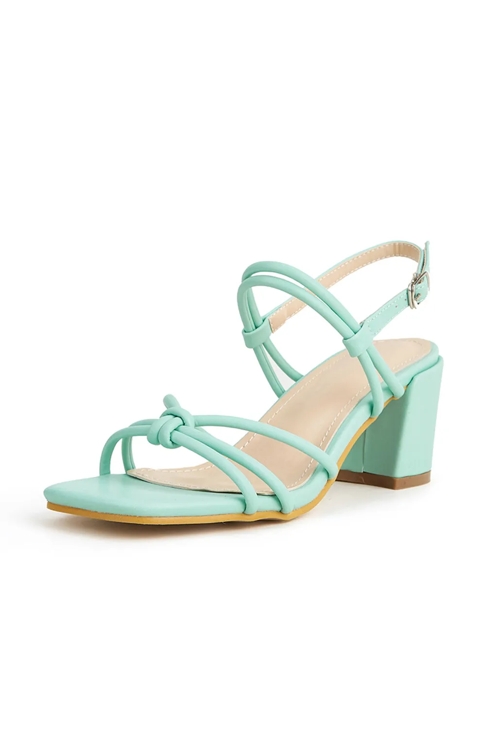 Outdoor Peep Toe Chunky Heel Shoes With Buckle sold by KissProm product image thumbnail 3