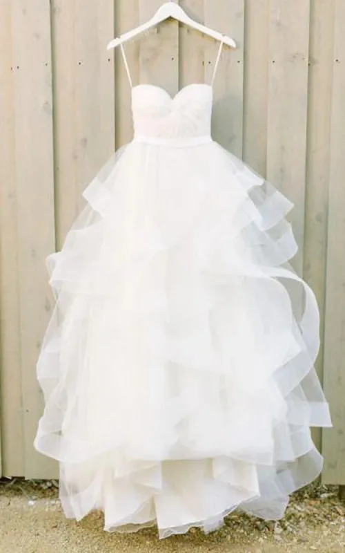 Princess A-Line  Sweetheart  Appliques Floor Lengh Wedding Dresses sold by KissProm