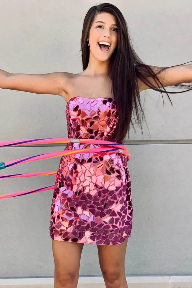 Bodycon Strapless Royal Blue Mini Party Dresses with Beading sold by KissProm