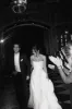 Jane | A-Line Strapless White Satin Wedding Dresses with Slit sold by KissProm