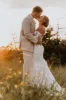 Mermaid Sweetheart Tulle Appliques Wedding Dresses with Sleeves sold by KissProm