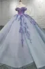 Quinceanera Dress Charming Off-the-shoulder Prom Dresses Appliques Lace Up Ball Gown with Sequins sold by KissProm