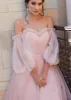 Pink Bohemian Unique Sweetheart Long-Sleeve Wedding Dresses sold by KissProm
