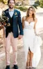 Elegant Mermaid Lace Spaghetti Sweetheart Sleeveless Wedding Dress With Split Front sold by KissProm
