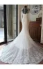 Stunning Long Sleeve Lace Appliques Mermaid Wedding Dresses with Train sold by KissProm