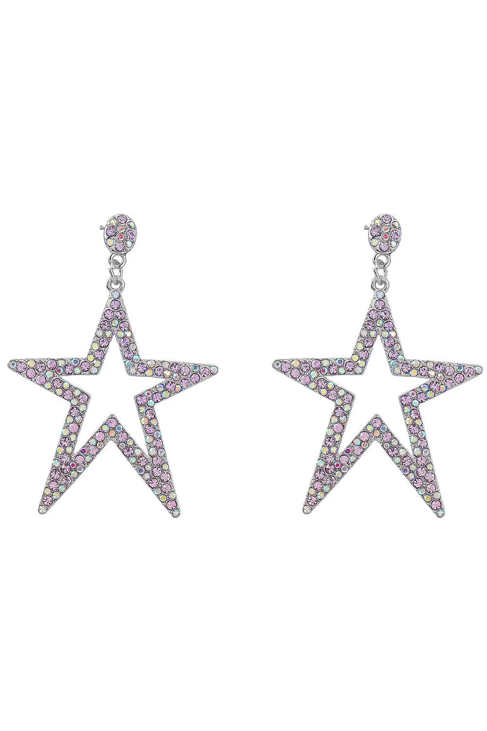 Five-Pointed Star Beaded Earrings sold by KissProm product image thumbnail 2