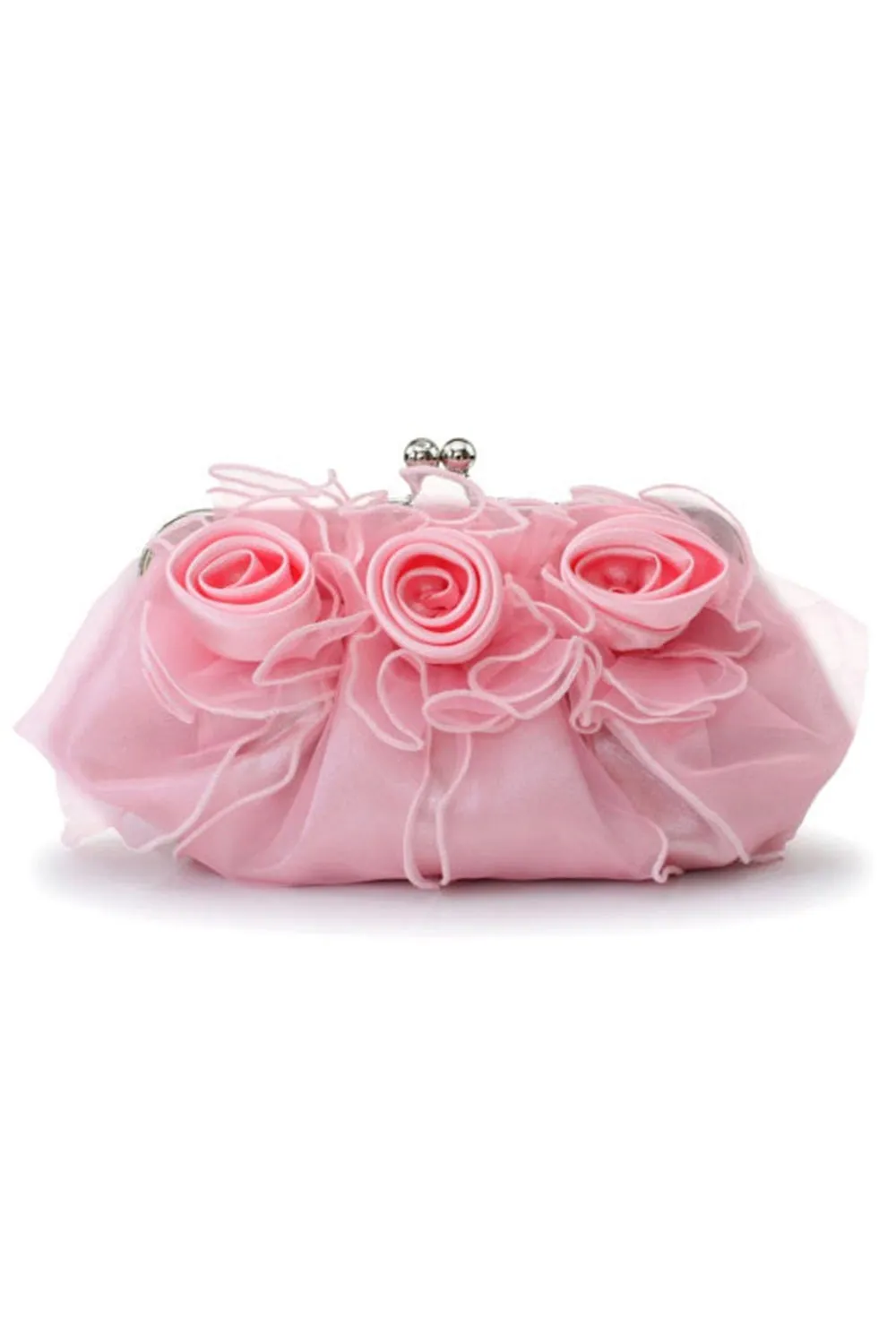 Silk Chain Clutches With Flower sold by KissProm product image thumbnail 2