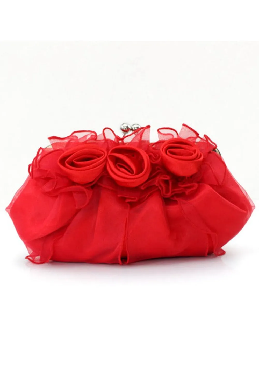Silk Chain Clutches With Flower sold by KissProm product image thumbnail 3