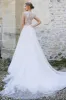 Jewel-Neck Sleeveless A-Line Tulle Pleated Dress With Appliques And Illusion sold by KissProm
