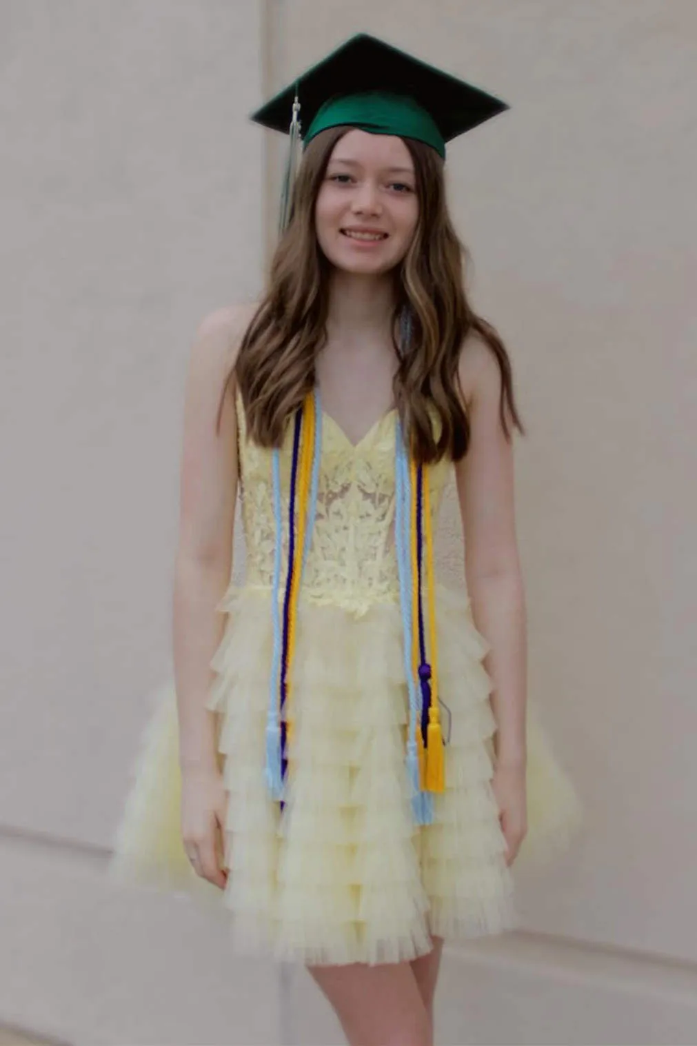 Dorella | Sweetheart Periwinkle Corset Ruffle Homecoming Dress with Appliques sold by KissProm product image thumbnail 3