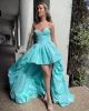 Ursula | Cute Ball Gown Sweetheart Satin High Low Prom Dresses sold by KissProm
