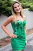 Pippa | Red Sweetheart Short Homecoming Dress with Cut Glass Mirrors sold by KissProm