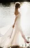 Orlanda | A-Line Lace White Lace-Up Off-the-Shoulder Wedding Dress with Slit sold by KissProm