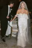 Glamorous Mermaid Off the Shouder Tulle Lace Wedding Dresses sold by KissProm
