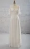 Sweetheart A-line Chiffon Dress With Half-sleeved Illusion Bodice sold by KissProm