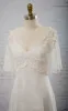 Sweetheart A-line Chiffon Dress With Half-sleeved Illusion Bodice sold by KissProm