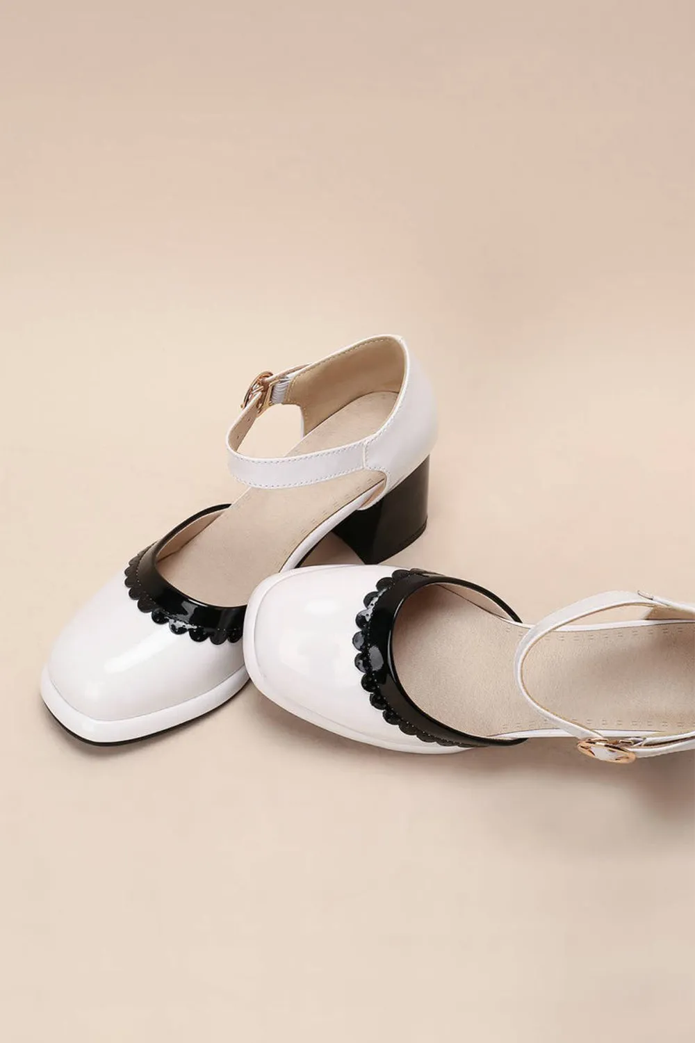 Retro Ankle Strap High Heels Shoes sold by KissProm product image thumbnail 3