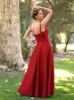 Deep V-neck A-line Floor Length Dress sold by KissProm