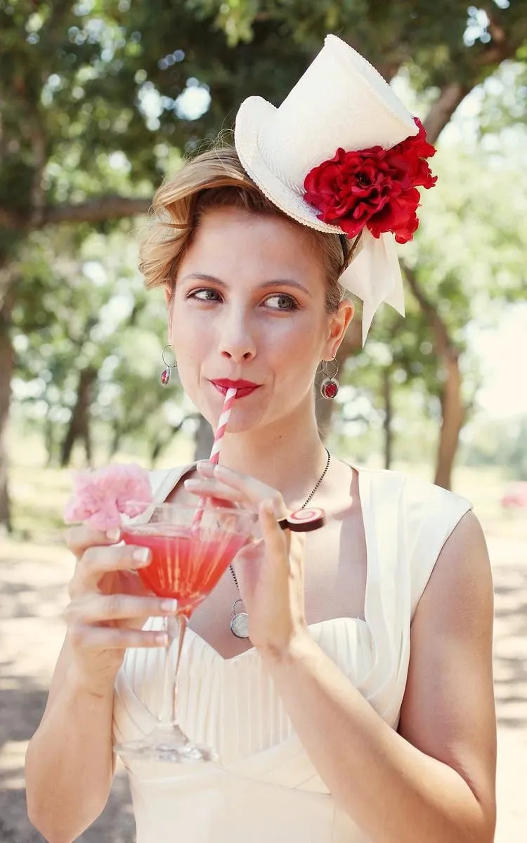 Unique A-Line Tea Length Style Wedding Dress sold by KissProm product image thumbnail 5