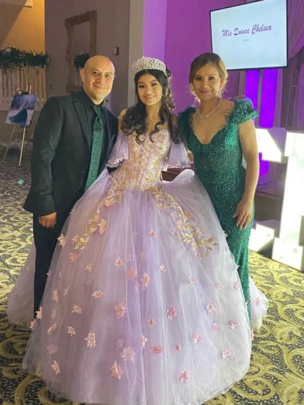 Stunning Tulle Appliques Ball Gown Princess Dress sold by KissProm