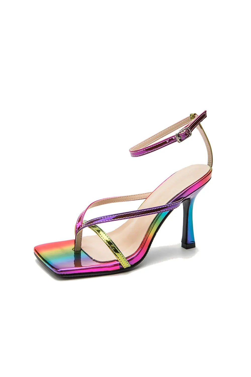 Outdoor Peep Toe Stiletto Heel Fashion Shoes With Buckle Ankle Strap sold by KissProm