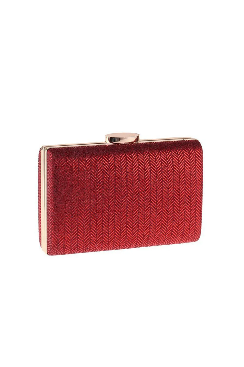 Simple Red Square Clutch Bag sold by KissProm product image thumbnail 2