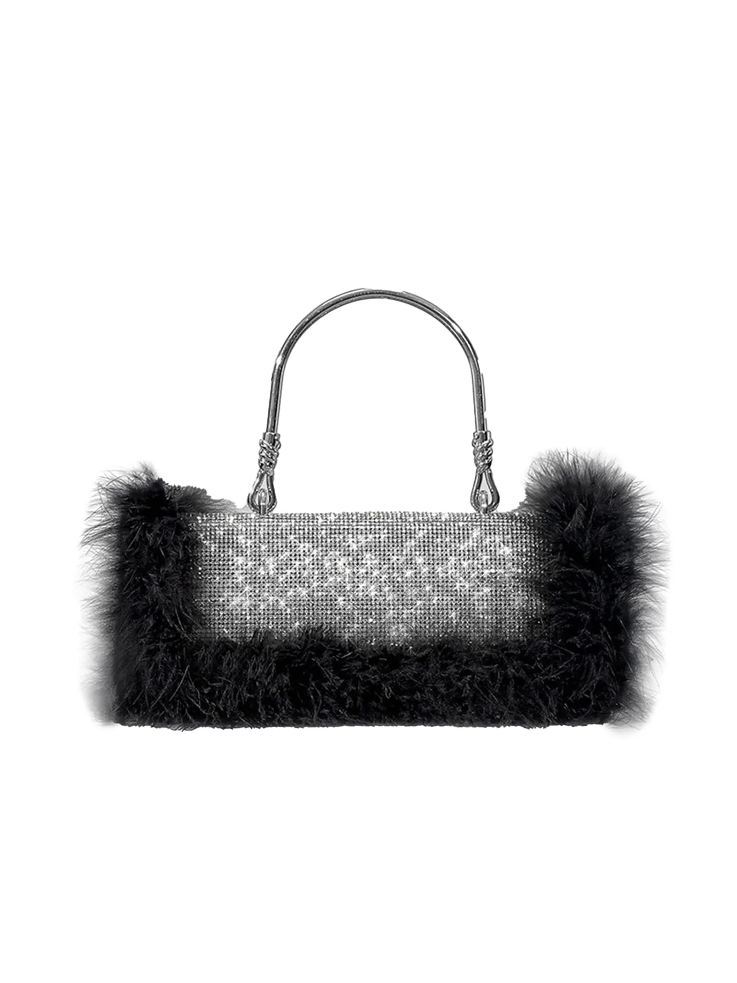 Women’s Furry Rhionestones Evening Clutch Bags sold by KissProm product image thumbnail 4