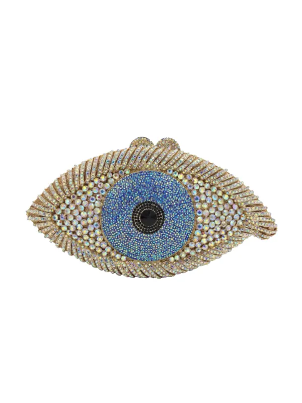 Women’s EYE SEE U Rhinestone Evening Clutch bags Handmade sold by KissProm