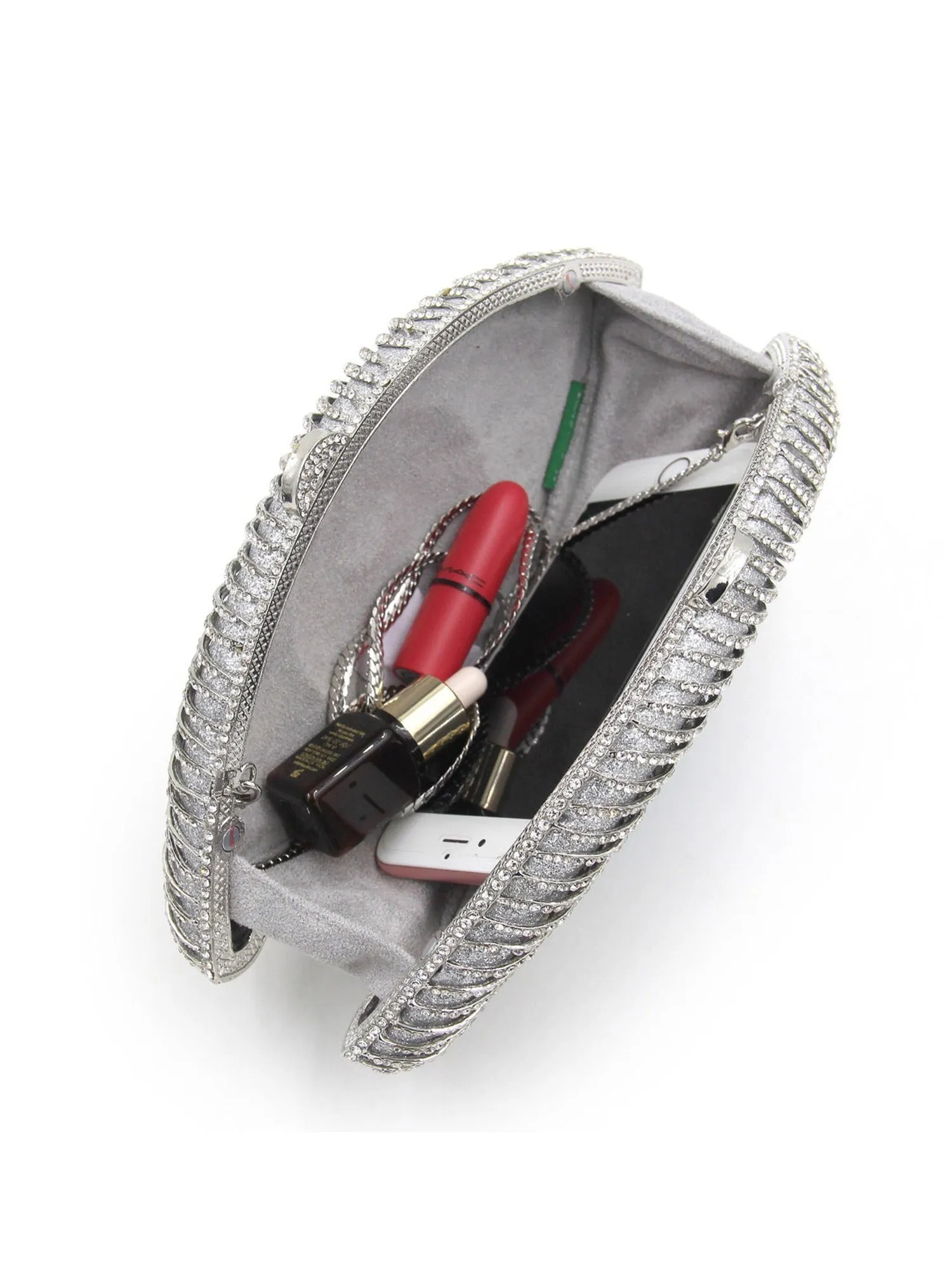 Women’s EYE SEE U Rhinestone Evening Clutch bags Handmade sold by KissProm product image thumbnail 4