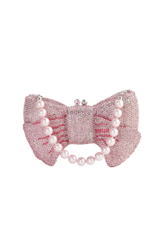 Women’s Bow of Rhinestones Evening Clutch made by KissProm