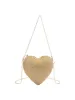 Women’s Heart Shape Evening Clutch Bag sold by KissProm