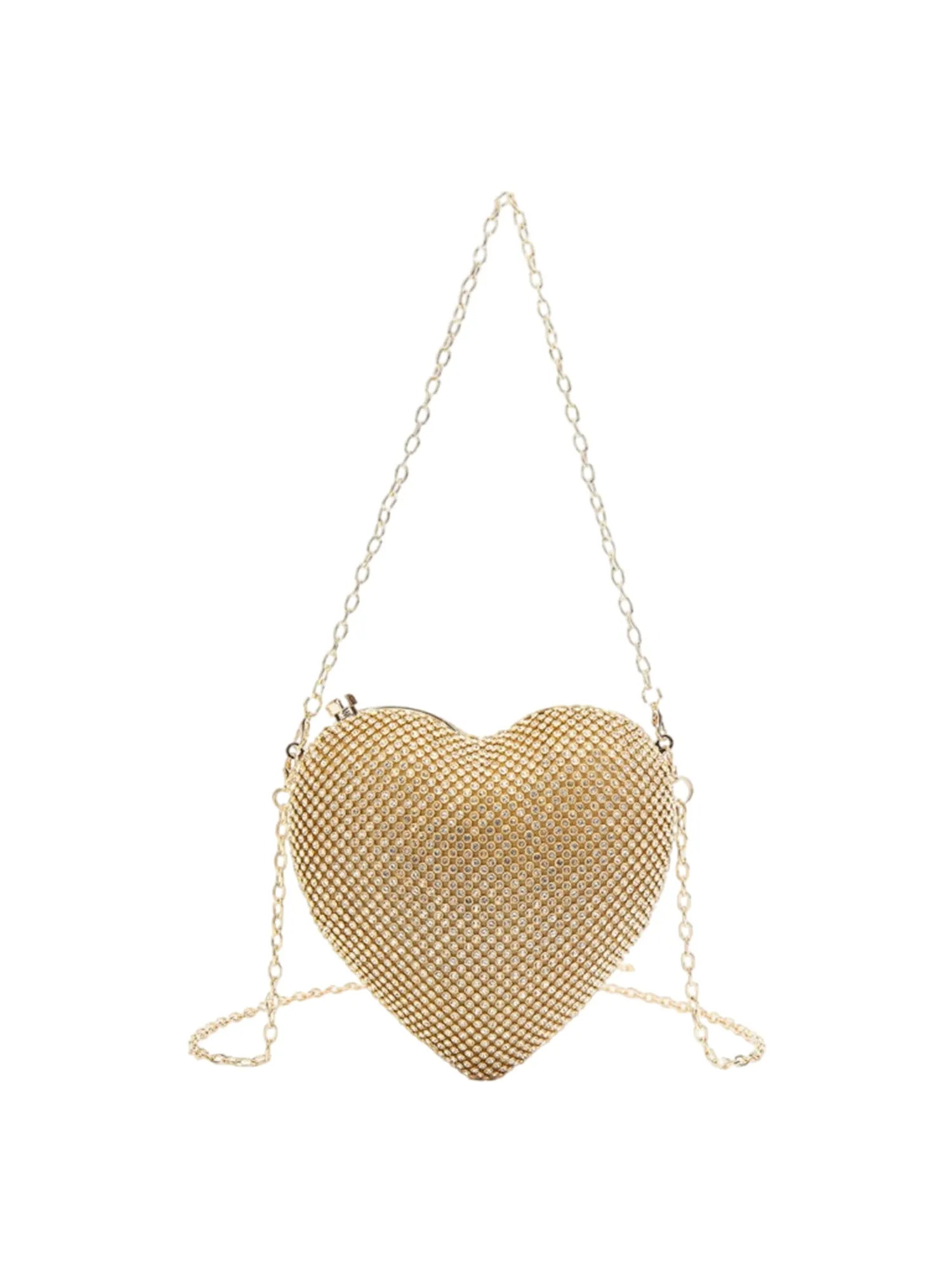 Women’s Heart Shape Evening Clutch Bag sold by KissProm