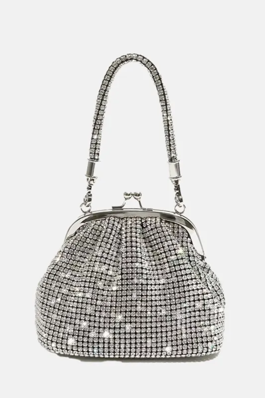Women’s All Over Rhinestones Evening Clutch Bags with Straps sold by KissProm