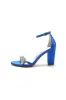 Open Toe With Rhinestone Chunky Heels sold by KissProm