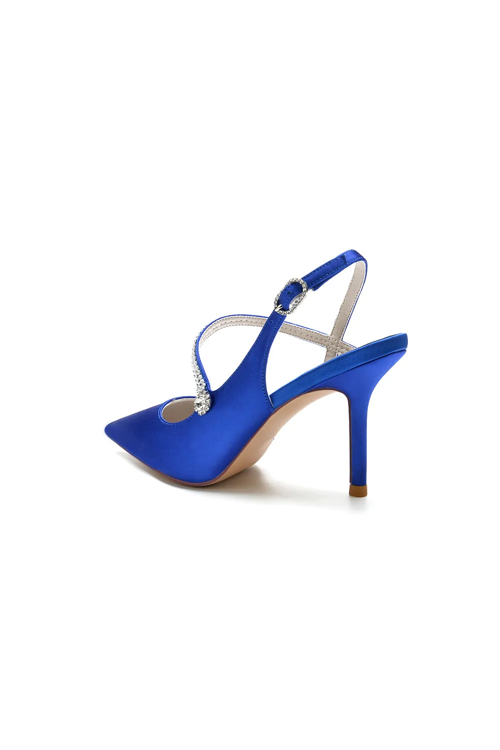Crystal Strap Pointed Toe Stiletto Heel Shoes sold by KissProm product image thumbnail 4