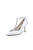 Party Pointed Toe Crystal Strap High Heels Shoes sold by KissProm