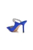 Party Pointed Toe Crystal Strap High Heels sold by KissProm